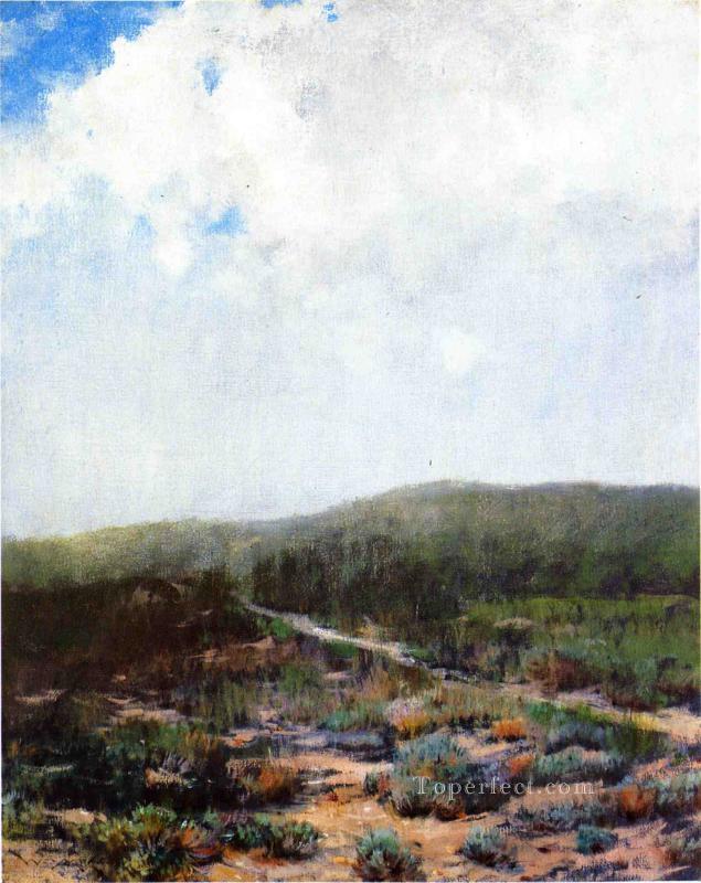 Dunes at Shinnecock impressionism landscape William Merritt Chase Oil Paintings